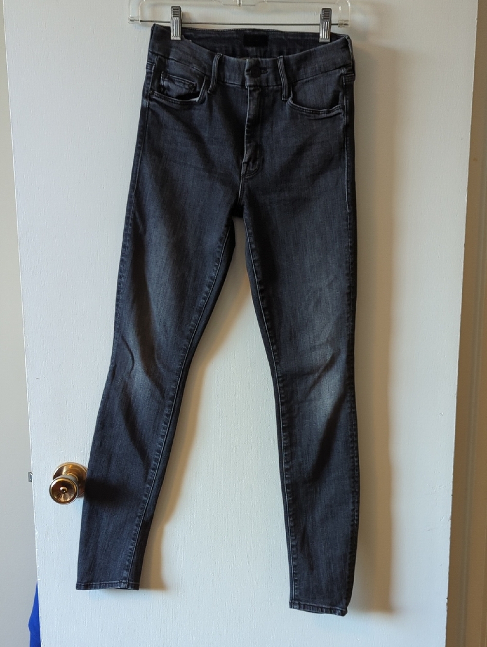 MOTHER Black The Looker Jeans In Night Owl